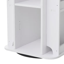 Load image into Gallery viewer, 4-Tier Castle Kids Rotating Bookshelf
