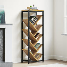Load image into Gallery viewer, 8-Tier Floor Standing Tree Bookshelf Storage Rack
