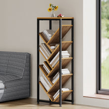 Load image into Gallery viewer, 8-Tier Floor Standing Tree Bookshelf Storage Rack
