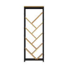Load image into Gallery viewer, 8-Tier Floor Standing Tree Bookshelf Storage Rack
