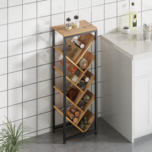 Load image into Gallery viewer, 8-Tier Floor Standing Tree Bookshelf Storage Rack
