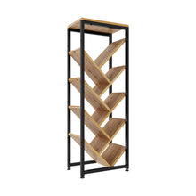 Load image into Gallery viewer, 8-Tier Floor Standing Tree Bookshelf Storage Rack
