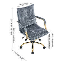 Load image into Gallery viewer, Chenille Upholstered Office Chair
