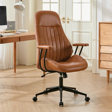 Load image into Gallery viewer, Mid-Century Modern Office Chair with Casters
