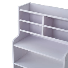 Load image into Gallery viewer, White Desktop Storage Shelf
