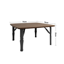Load image into Gallery viewer, Contemporary Square Wooden Folding Coffee Table Coffee Tables Living and Home 
