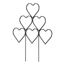 Load image into Gallery viewer, 3Pcs Heart-Shaped Stackable Plant Climbing Trellises
