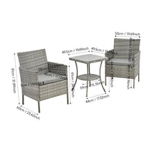 Load image into Gallery viewer, 3 PCS Garden Furniture Set
