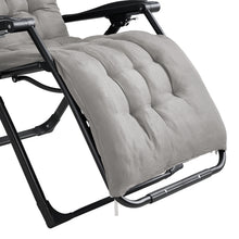 Load image into Gallery viewer, Zero Gravity Outdoor Recliner with Seat Cushion &amp; Headrest
