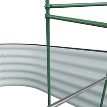 Load image into Gallery viewer, Outdoor Galvanized Steel Raised Garden Bed with Trellis

