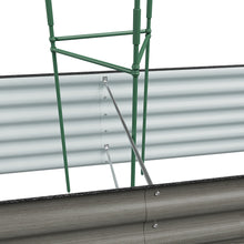 Load image into Gallery viewer, Outdoor Galvanized Steel Raised Garden Bed with Trellis
