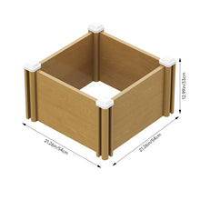 Load image into Gallery viewer, Plastic Wood-Grain Raised Garden Bed Planter
