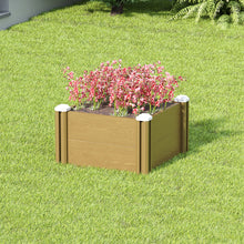 Load image into Gallery viewer, Plastic Wood-Grain Raised Garden Bed Planter
