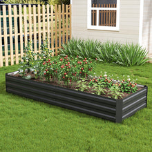 Load image into Gallery viewer, Outdoor Rectangular Metal Raised Garden Bed
