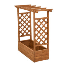 Load image into Gallery viewer, Raised Garden Bed with Integrated Trellis and Overhead Slats

