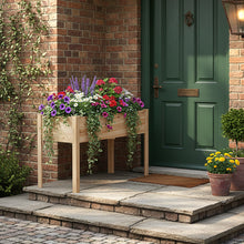 Load image into Gallery viewer, Elevated Rectangular Raised Garden Bed with Drainage Holes
