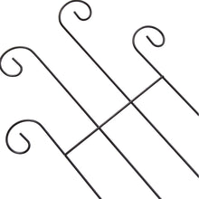 Load image into Gallery viewer, 4-Pack Outdoor Metal Trellis Set for Climbing Plants
