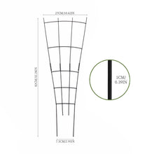 Load image into Gallery viewer, 4-Pack Outdoor Metal Trellis Set for Climbing Plants
