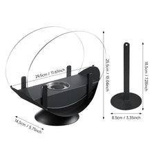 Load image into Gallery viewer, Electric Fireplace Glass Burning LED Flame Stove Fire Heater Tabletop Fire Pit
