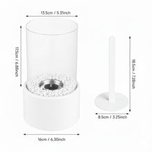 Load image into Gallery viewer, Electric Fireplace Glass Burning LED Flame Stove Fire Heater Tabletop Fire Pit
