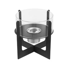 Load image into Gallery viewer, Electric Fireplace Glass Burning LED Flame Stove Fire Heater Tabletop Fire Pit
