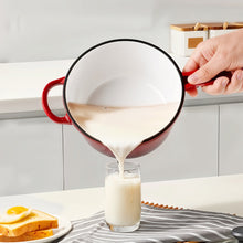 Load image into Gallery viewer, Enameled Cast Iron Saucepan with Lid
