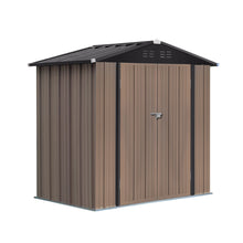 Load image into Gallery viewer, Large Galvanized Steel Lockable Apex Metal Shed
