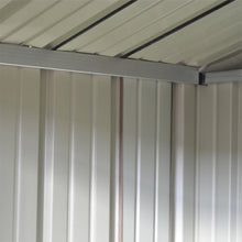 Load image into Gallery viewer, Large Galvanized Steel Lockable Apex Metal Shed
