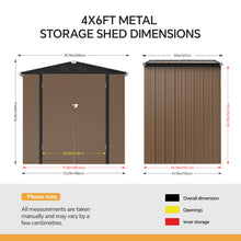 Load image into Gallery viewer, Large Galvanized Steel Lockable Apex Metal Shed
