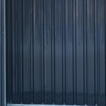 Load image into Gallery viewer, Garden Metal Storage Shed with Log Storage
