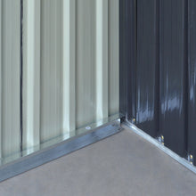 Load image into Gallery viewer, Garden Metal Storage Shed with Log Storage
