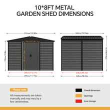 Load image into Gallery viewer, Outdoor Garden Storage Shed
