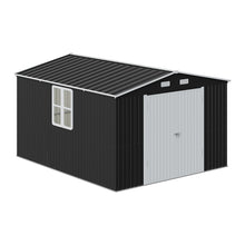 Load image into Gallery viewer, 10x12FT Outdoor Metal Apex Roof Storage Shed
