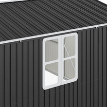 Load image into Gallery viewer, 10x12FT Outdoor Metal Apex Roof Storage Shed
