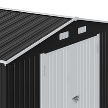 Load image into Gallery viewer, 10x12FT Outdoor Metal Apex Roof Storage Shed
