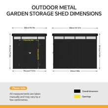 Load image into Gallery viewer, Metal Garden Tool Shed
