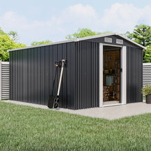 Load image into Gallery viewer, 10x8 FT Large Metal Garden Tool Storage Shed
