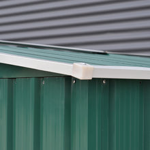 Load image into Gallery viewer, 8x8FT Metal Garden Storage Shed with Sliding Door
