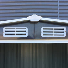 Load image into Gallery viewer, 6x8 FT Large Metal Apex Roof Garden Tool Storage Shed

