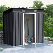 Load image into Gallery viewer, 4x8FT Metal Storage Tool Shed for Garden Patio
