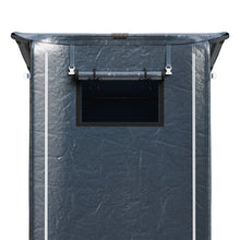 Load image into Gallery viewer, Dark Grey Flat Roof Storage Shelter

