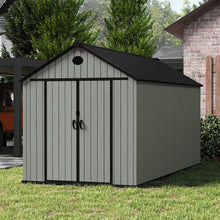 Load image into Gallery viewer, 8x16 FT Storage Shed with Base &amp; Lock
