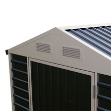 Load image into Gallery viewer, 6x4 FT Metal Apex Roof Garden Tool Storage Shed
