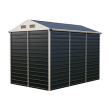 Load image into Gallery viewer, 6x8 FT Metal Apex Roof Garden Tool Storage Shed
