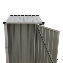 Load image into Gallery viewer, 3x3 FT Metal Pent Roof Garden Tool Storage Shed
