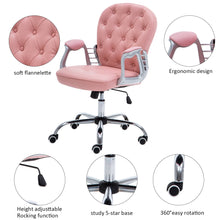 Load image into Gallery viewer, Faux Leather Chesterfield Office Chair with Chrome Base Office Chair Living and Home 
