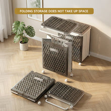 Load image into Gallery viewer, Laundry Baskets &amp; Storage Bins Set – Foldable, PP &amp; Metal
