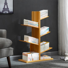 Load image into Gallery viewer, 5-Tier Wooden Tree Bookshelf
