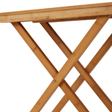 Load image into Gallery viewer, Foldable Small Wooden End Table
