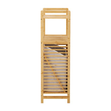 Load image into Gallery viewer, Freestanding Bamboo Laundry Hamper
